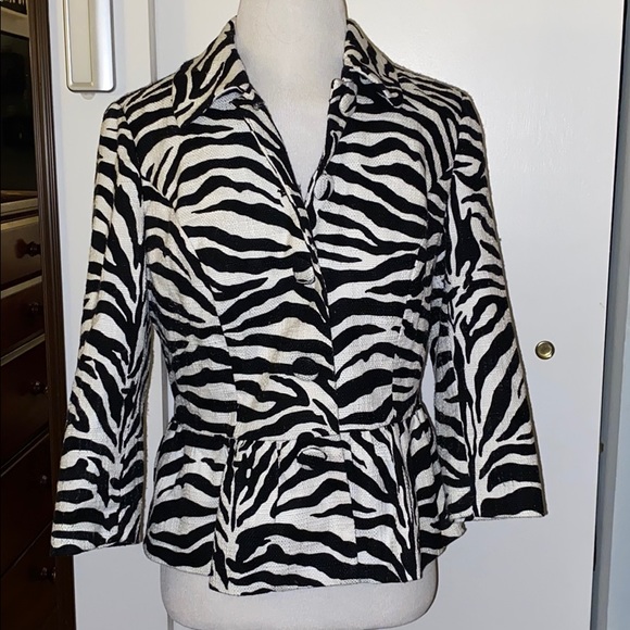 INC International Concepts Tops - INC Zebra Print Blazer